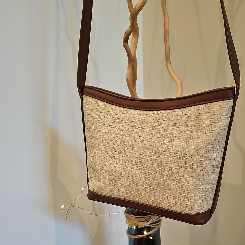 Etienne Aigner Vintage Straw Shoulder/ Crossbody